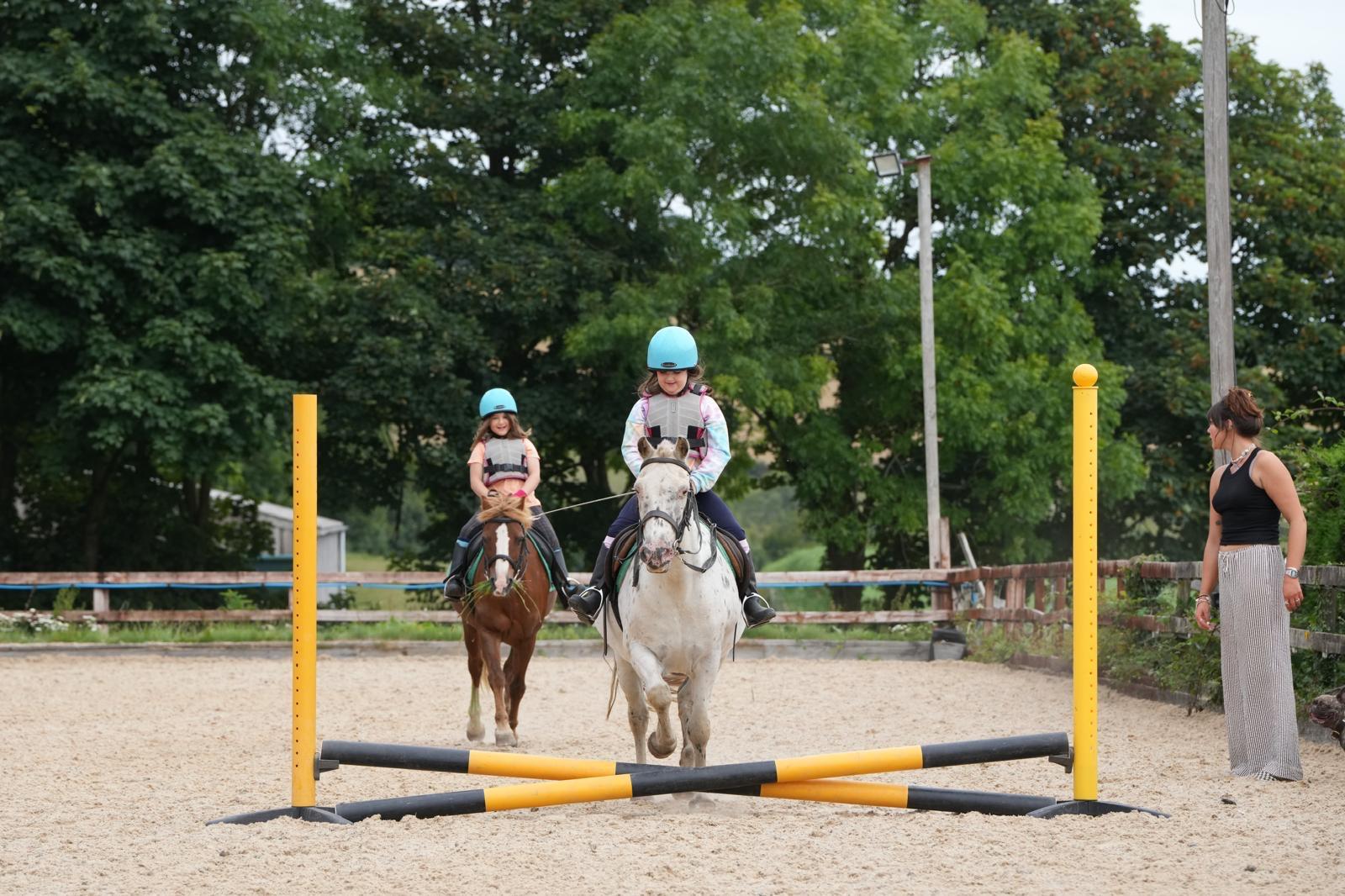 Riding lessons at Treworgey