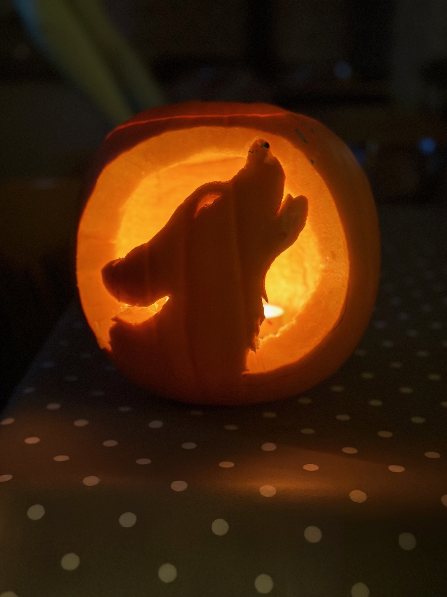 Pumpkin carving fun in Cornwall 
