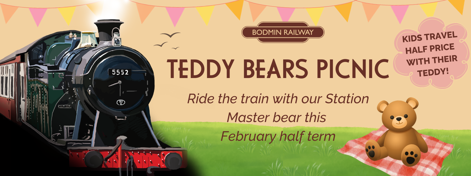 Bodmin Railway teddy bear picnic
