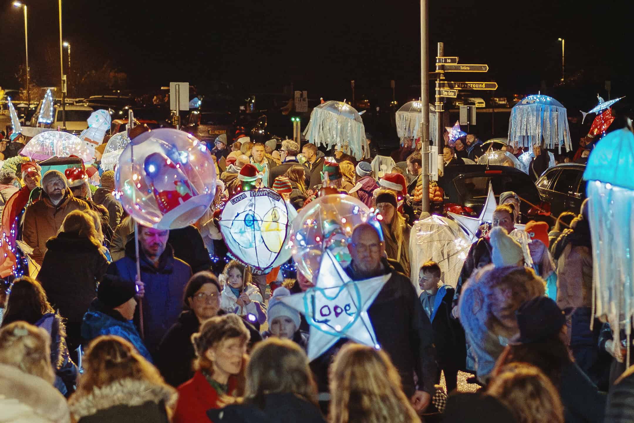 Looe lantern parade