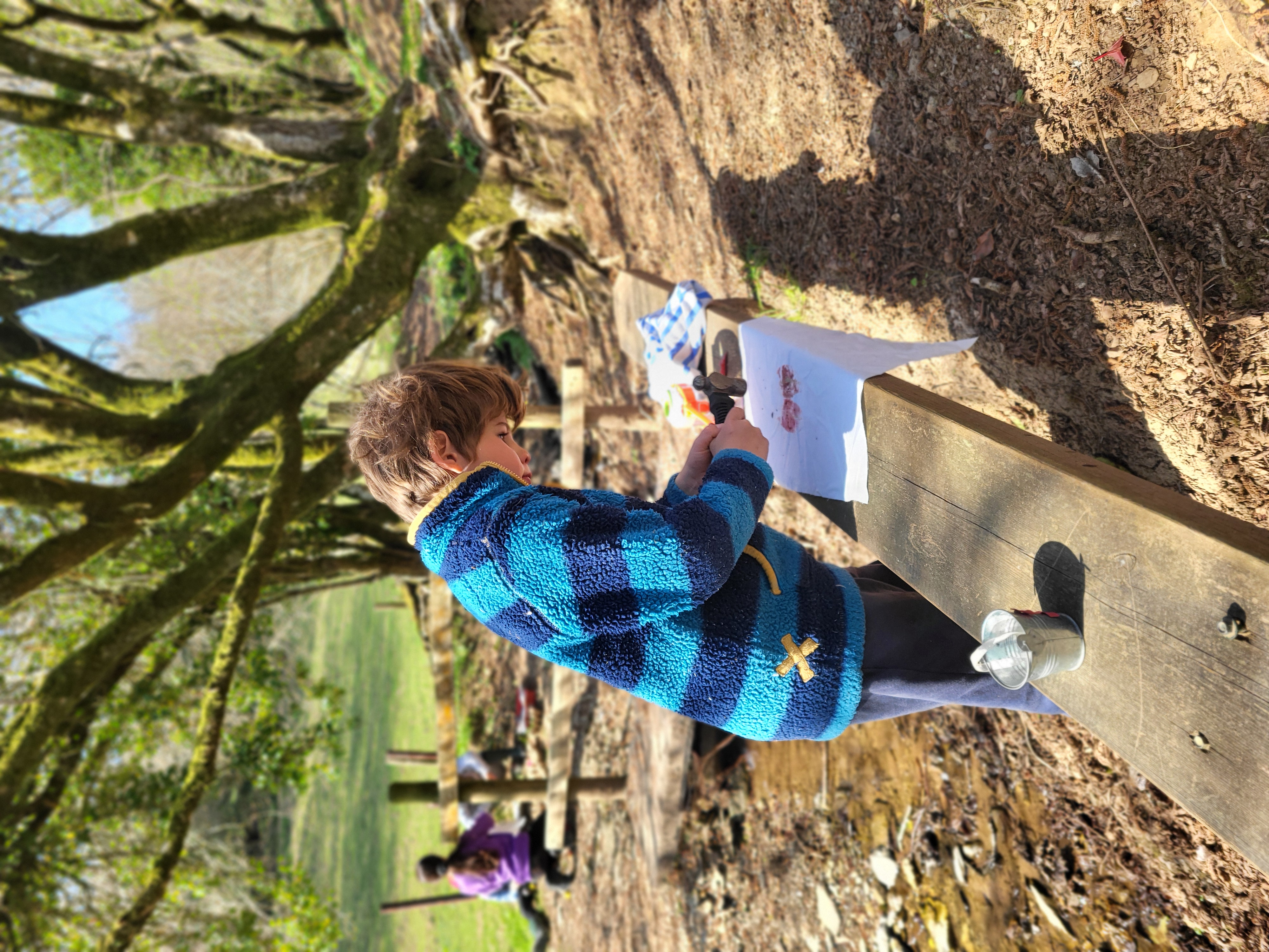 Woodland crafts at Treworgey