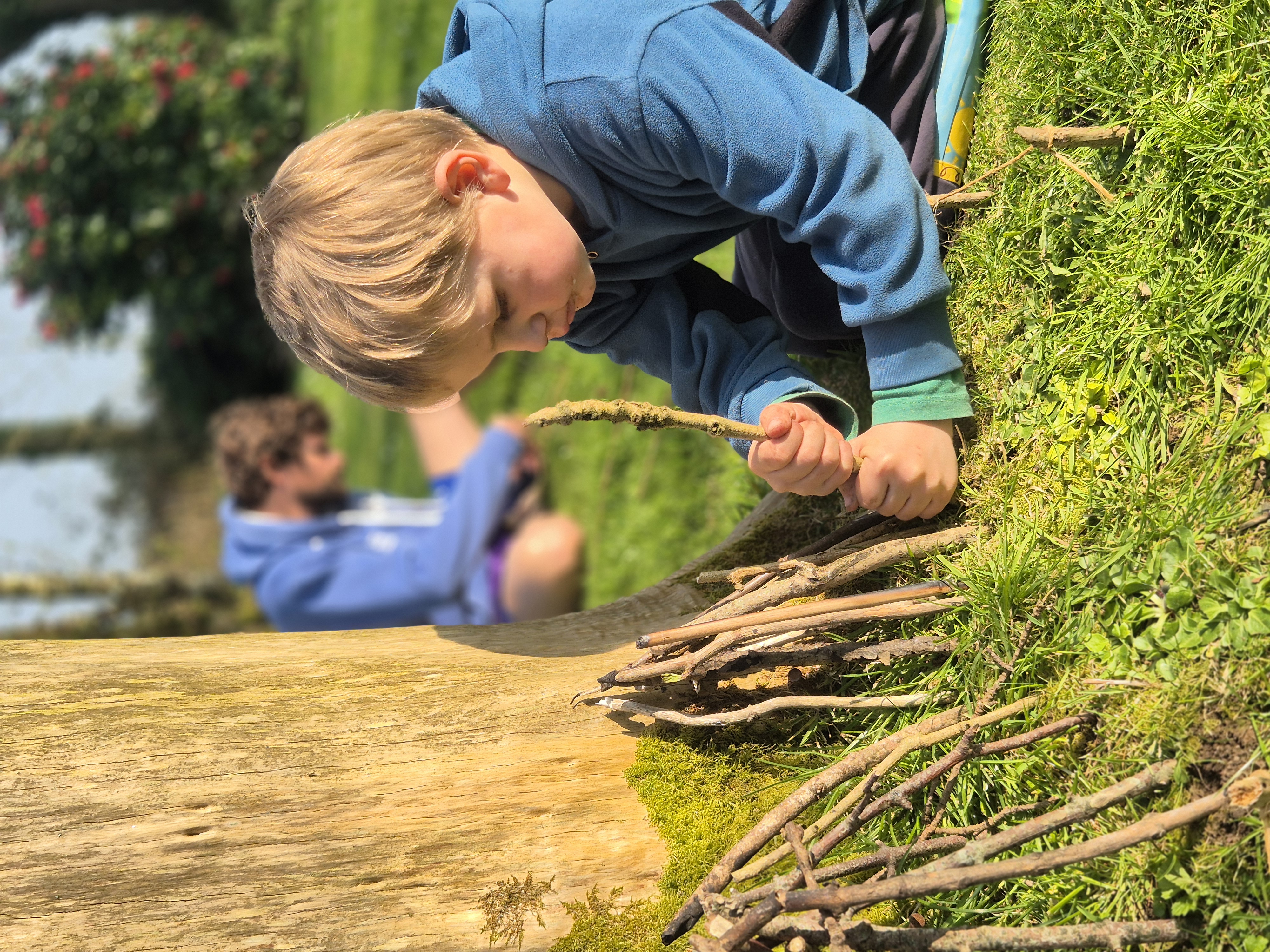 Woodland crafts at Treworgey 